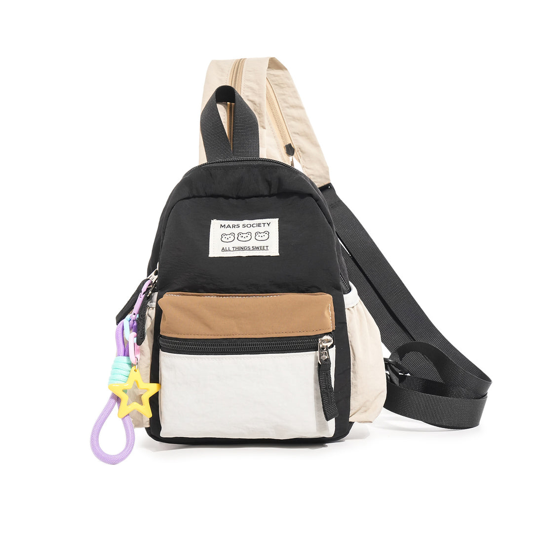 Farbblock Casual Rucksack Karnz