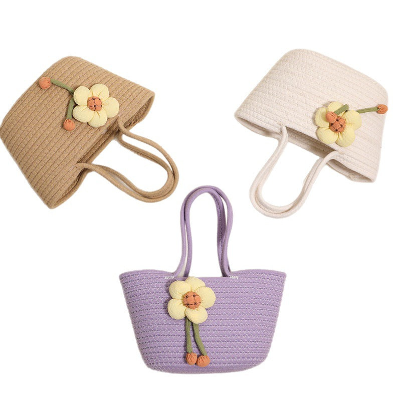 Damen Handgefertigte Kosmetiktasche mit floralem Design Karnz