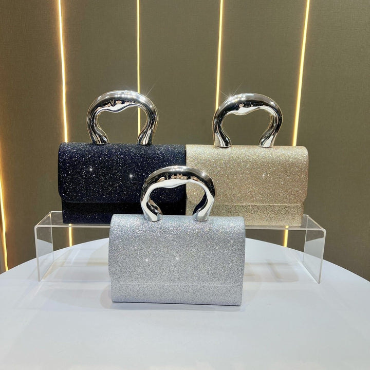 Glitzernde Abendhandtasche