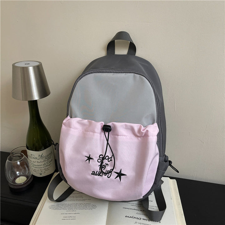 Moderne Drawstring-Verschluss-Rucksack
