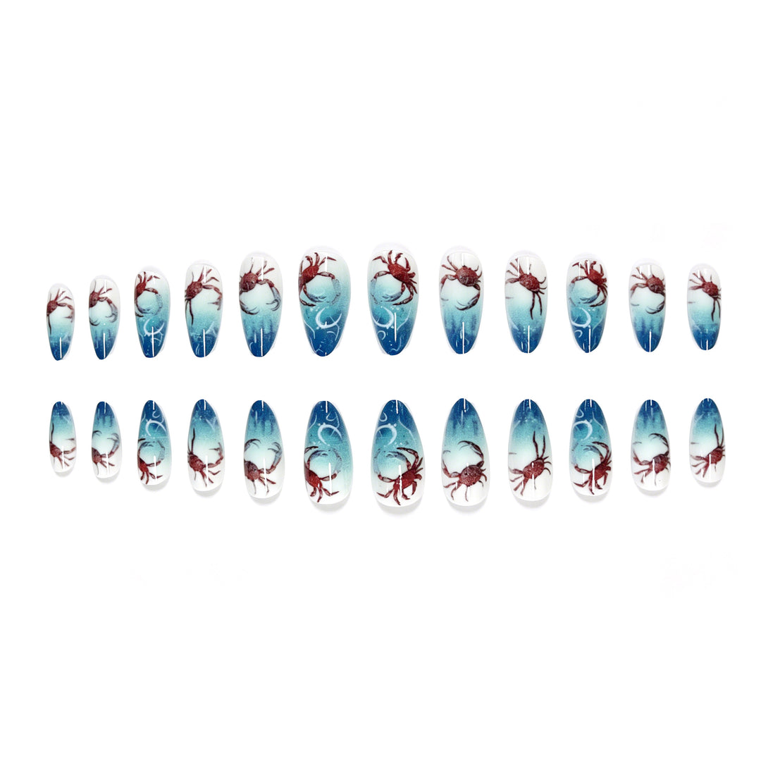 Künstlerische Krebs-Themen Nagelkunst Verbesserungen Karnz