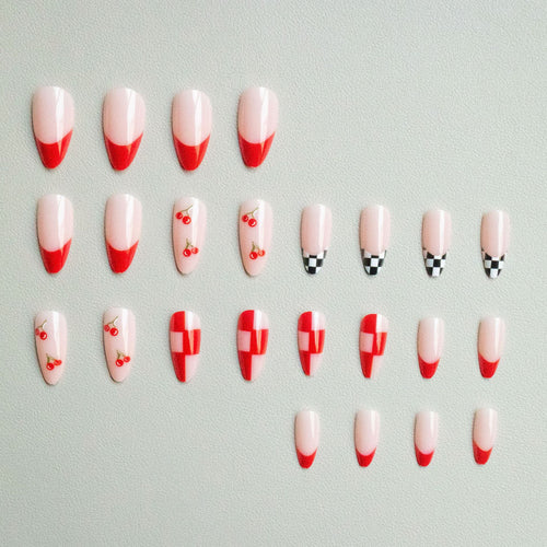 Kreatives Kirschmuster Nagelkunstset