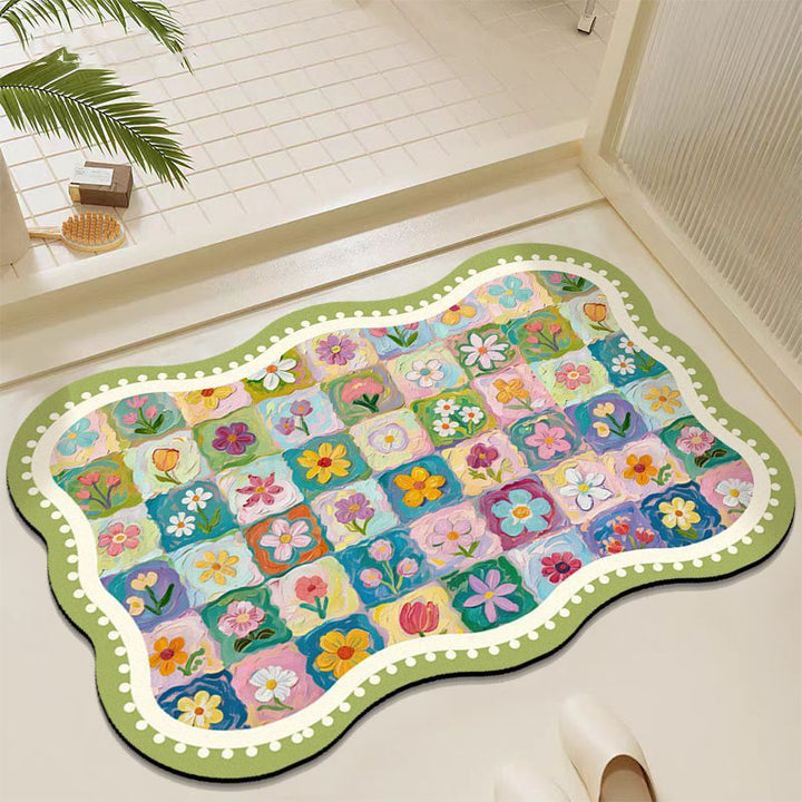 Floral Patchwork Teppich