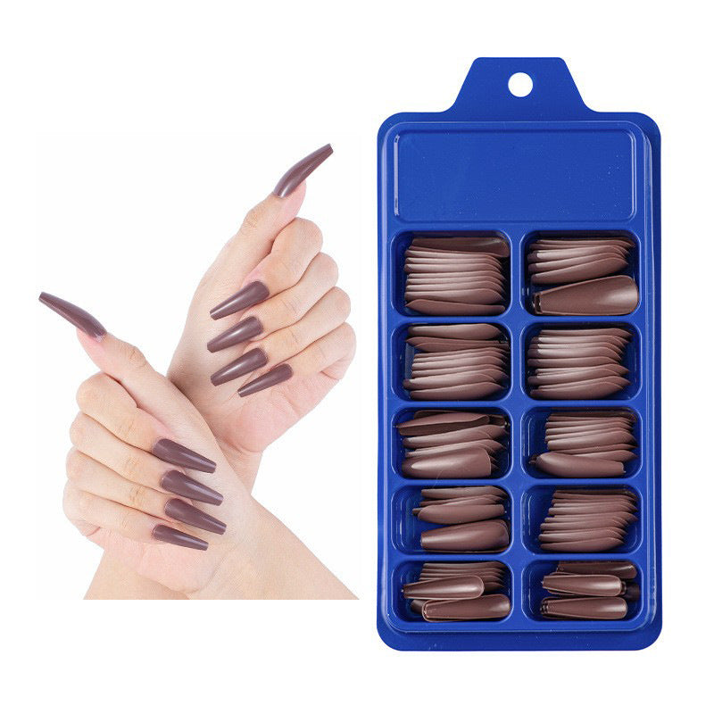 Premium Lange Stiletto Press-On Nagelkit Karnz