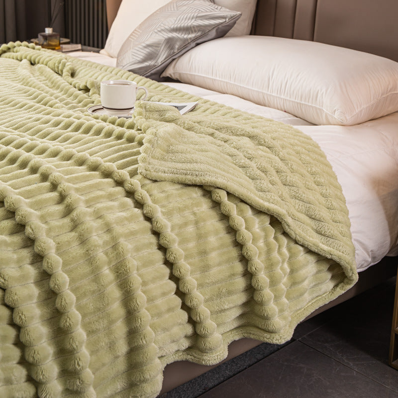 Luxuriöse Strukturierte Fleece-Decke
