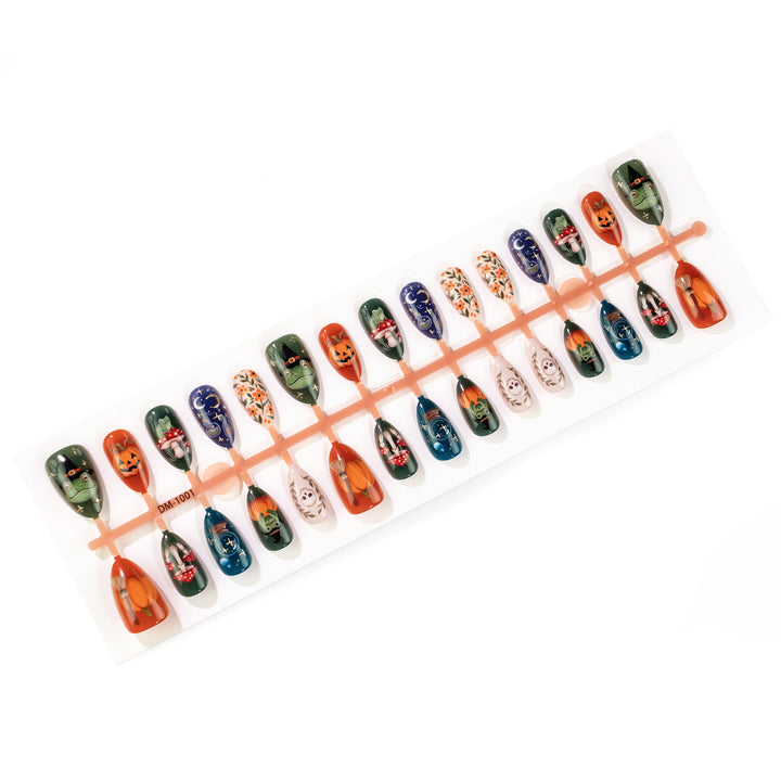 Verspielt Halloween Press-On Nagelkunst Set