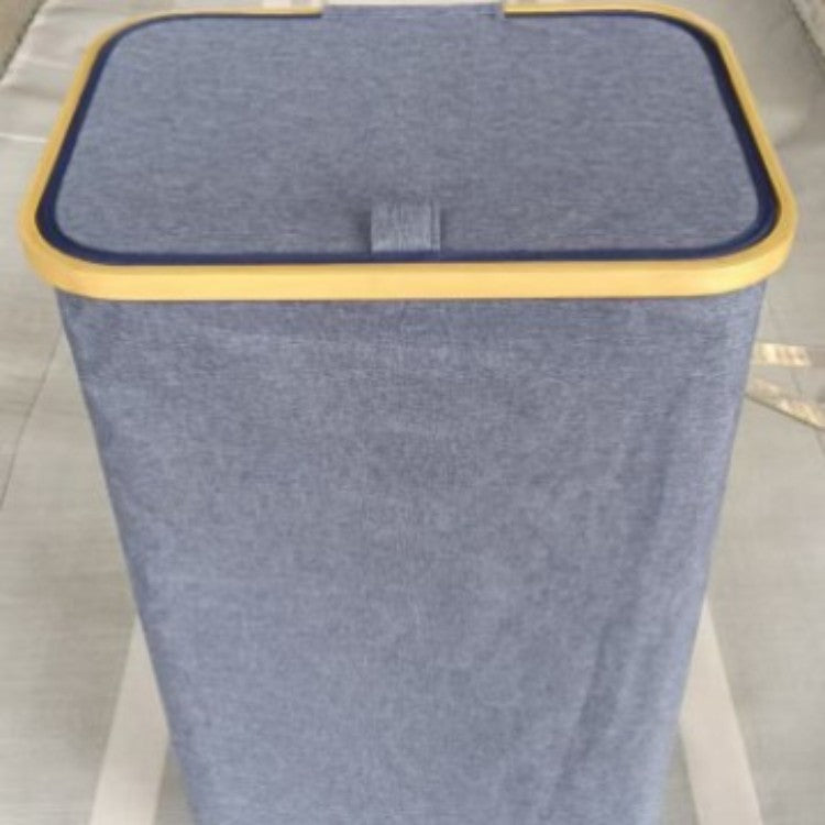 Hochwertiger Aufbewahrungskorb mit Bambusdeckel Karnz