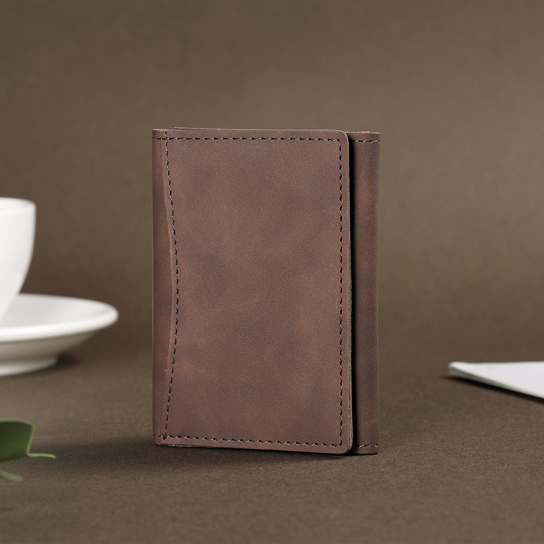 Minimalistische Leder Geldbörse