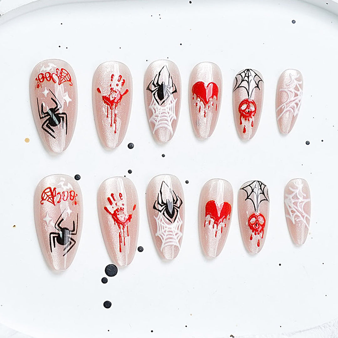 Halloween-Themen Press-On Nagelkollektion Karnz