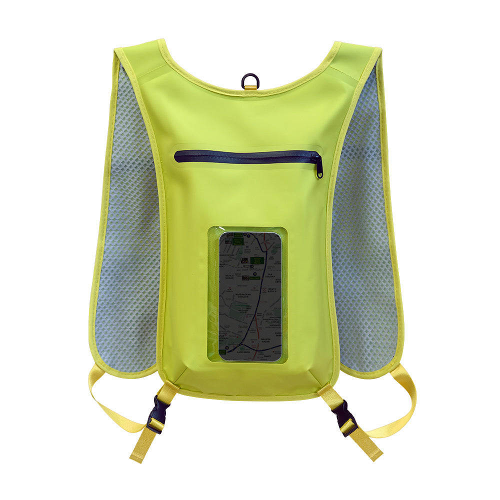 Wasserdichte Smartphone-Rucksack mit Durchsichtiger Fronttasche Karnz