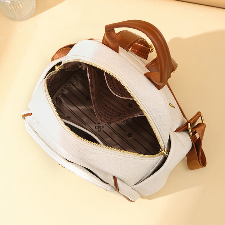 Chic Texturierte Mini Rucksack Karnz