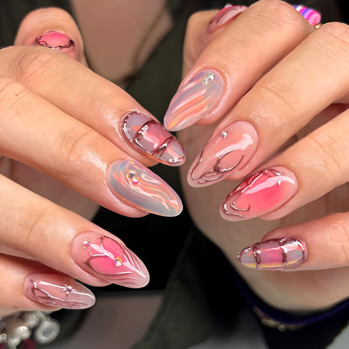 Künstlerisches Gel-Nageldesign Karnz 1787543105