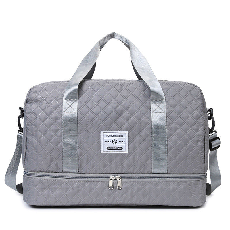 Stylische gesteppt Reis Duffle Bag Karnz