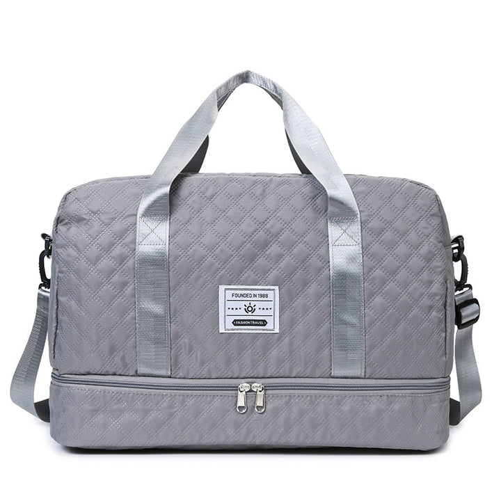 Stylische gesteppt Reis Duffle Bag Karnz