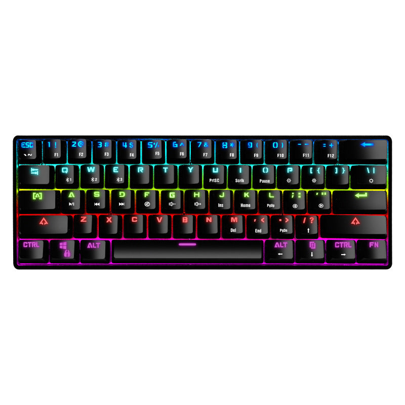 Kompakte mechanische Gaming-Tastatur mit hintergrundbeleuchteten Tasten Karnz