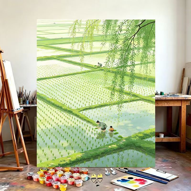 Reisefeld Landschaft Leinwandkunst Karnz