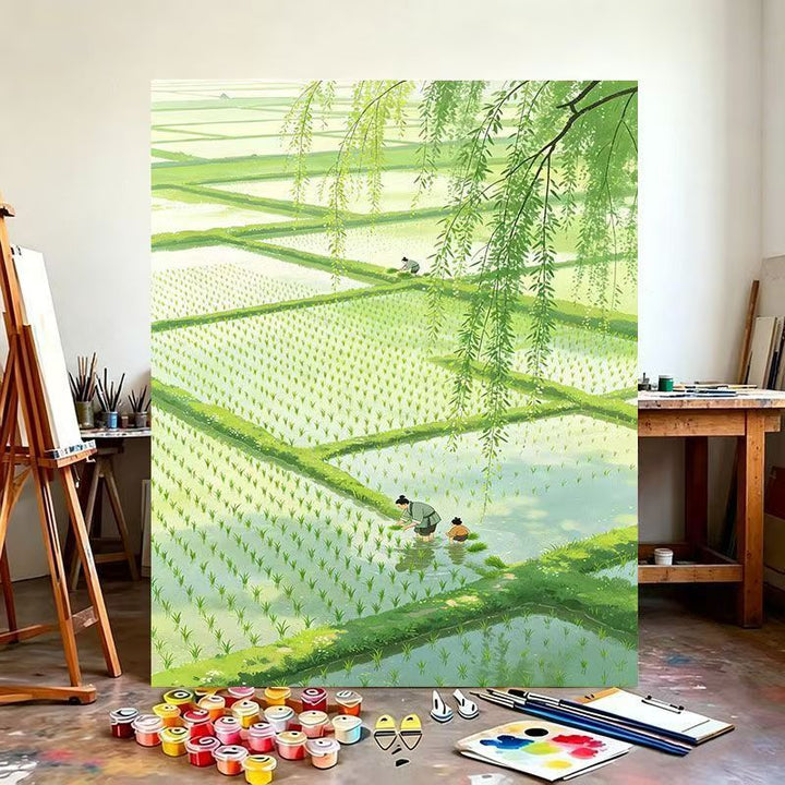 Reisefeld Landschaft Leinwandkunst Karnz