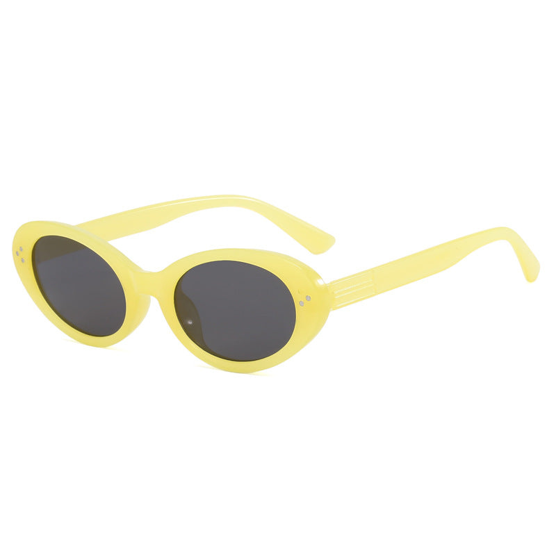 Damen modische Sonnenbrille im eleganten Ovaldesign Karnz