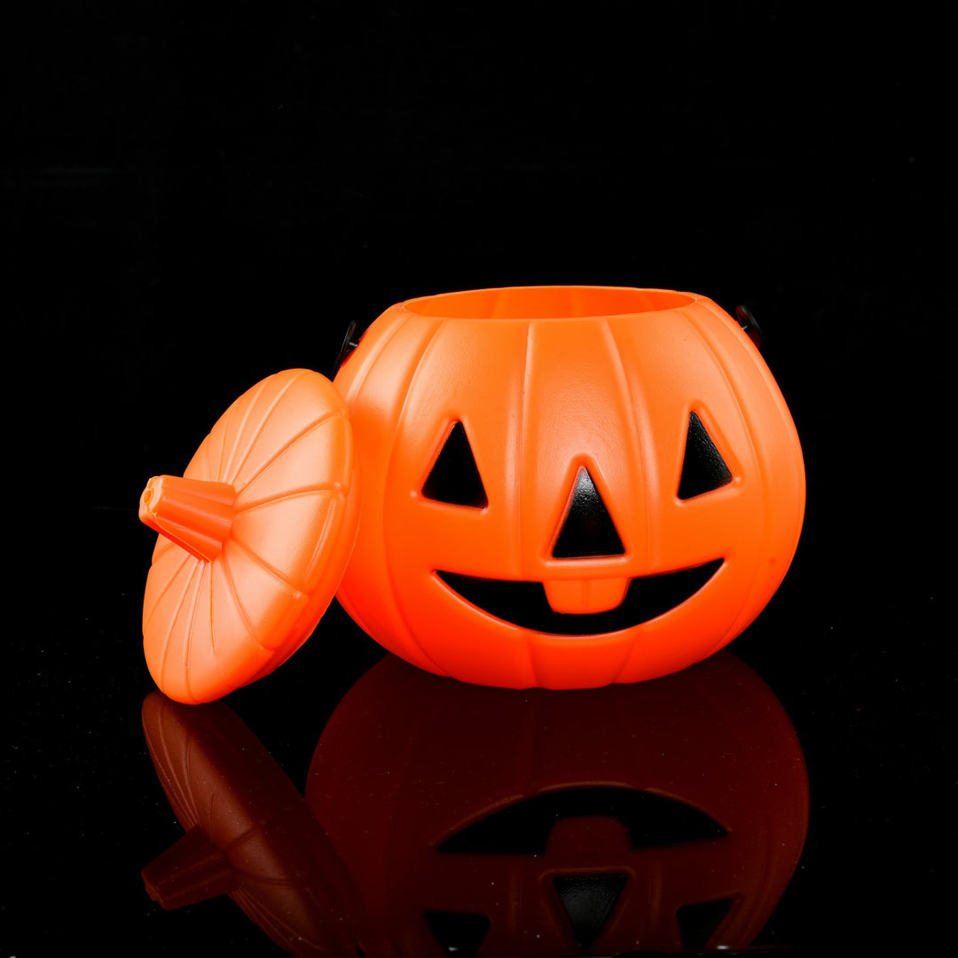Halloween Kürbis Süßigkeiten Eimer Karnz