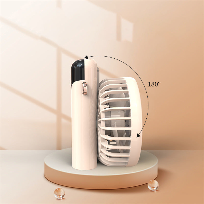 Tragbarer Mini Ventilator mit Usb Aufladung und Digitalanzeige Karnz