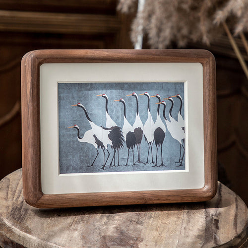 Künstlerischer gerahmter Vogel-Druck für Wohnkultur