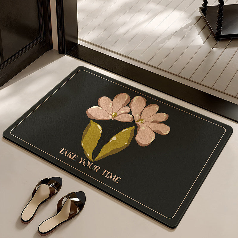 Stylische Blumenmuster Badezimmermatte