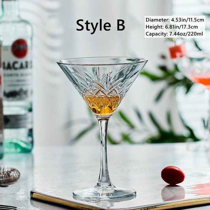 Gemusterte Martini Cocktailgläser | Karnz