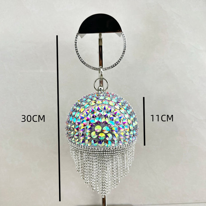 Glamouröse Kristall-Clutch