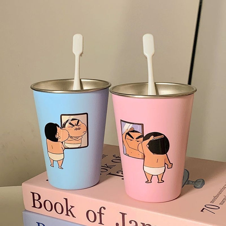Lustiger Trinkbecher mit Humorvollem Illustrationsdesign Karnz