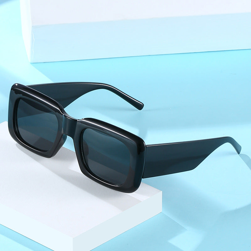 Damen quadratische Modetrends Sonnenbrille Karnz