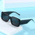 Damen quadratische Modetrends Sonnenbrille Karnz
