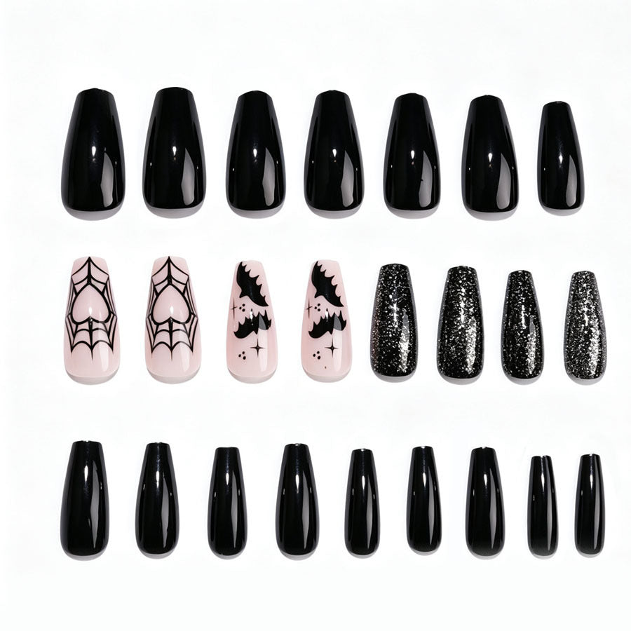Halloween-Themen Press-On Nagelset Karnz