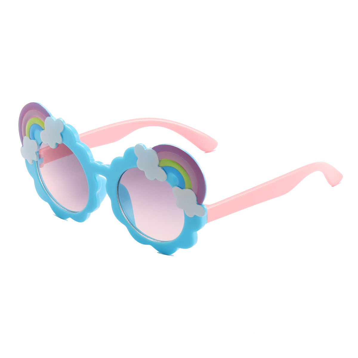 Damen designorientierte Sonnenbrille mit blütenförmigem Rahmen Karnz