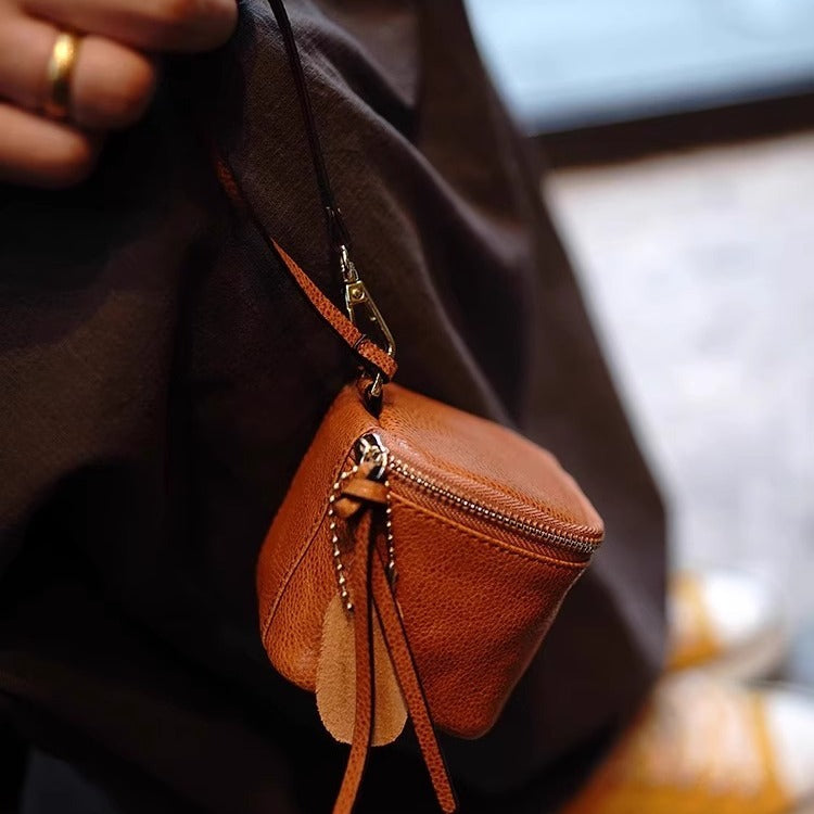 Kompakte Reißverschluss Kosmetiktasche Karnz