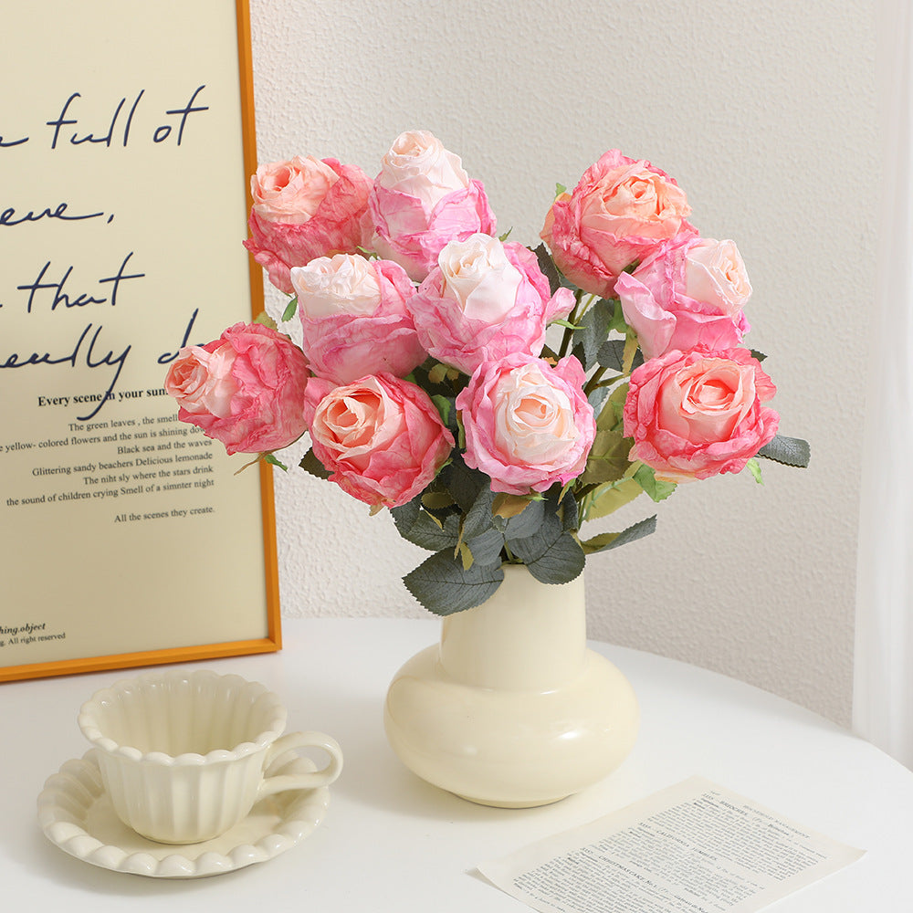 Künstliche Rosenblüte Karnz