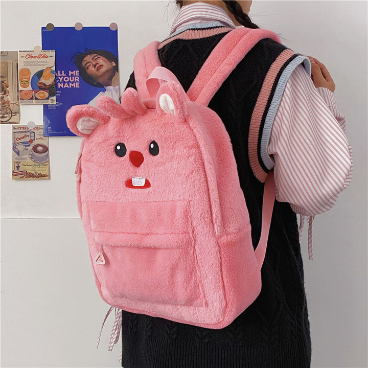 Süßer Plüsch-Tier-Backpack