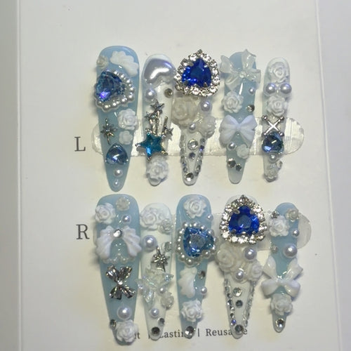 Dekoratives 3D Nagelkunst Set