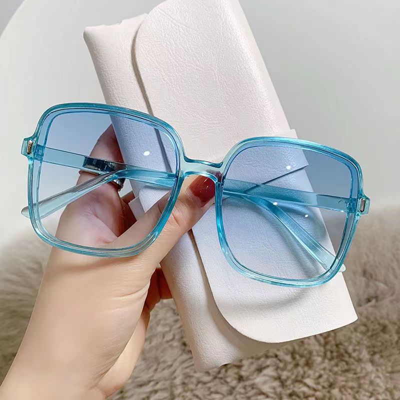 Damen quadratische Oversized-Sonnenbrille mit integriertem UV-Schutz Karnz