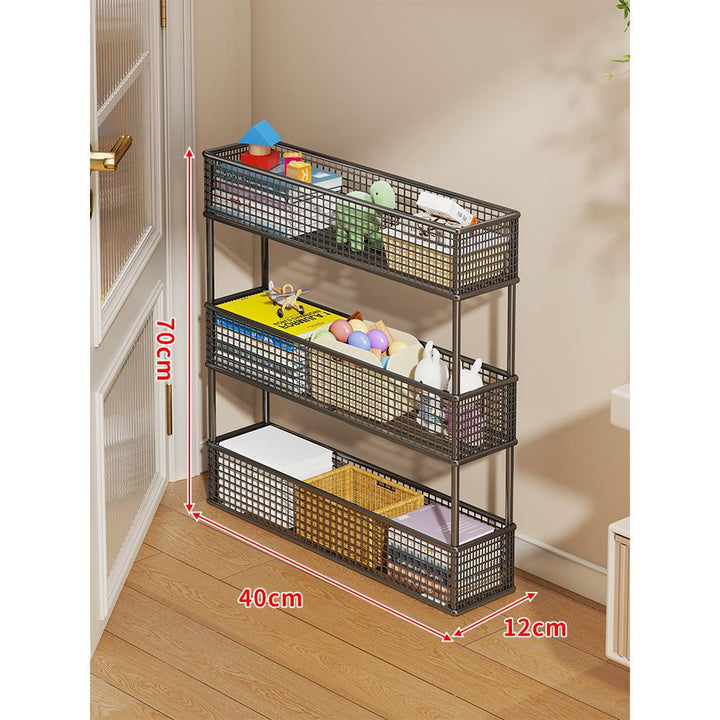 Slim Vertikaler Netzkorb Organizer Regalsystem für enge Räume