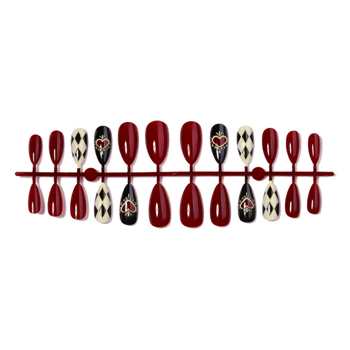 Künstlerischer Designer Press-On Nail Set Karnz