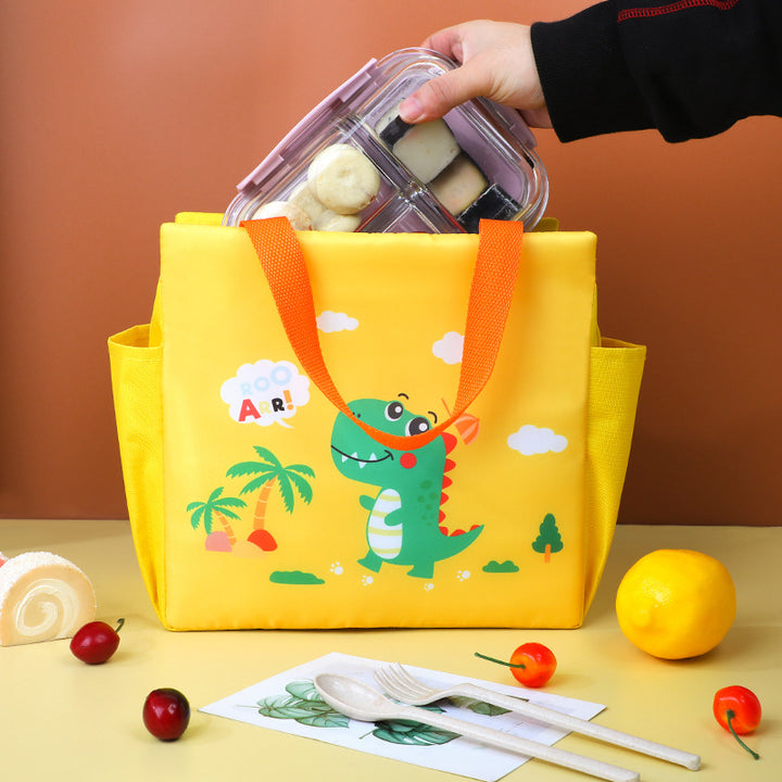 Isolierter fox-themed Lunchträger Karnz