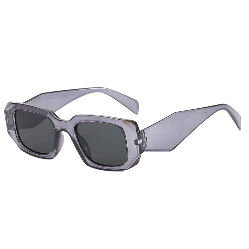 Damen modische oversized Sonnenbrille im angesagten Rechteck-Design Karnz
