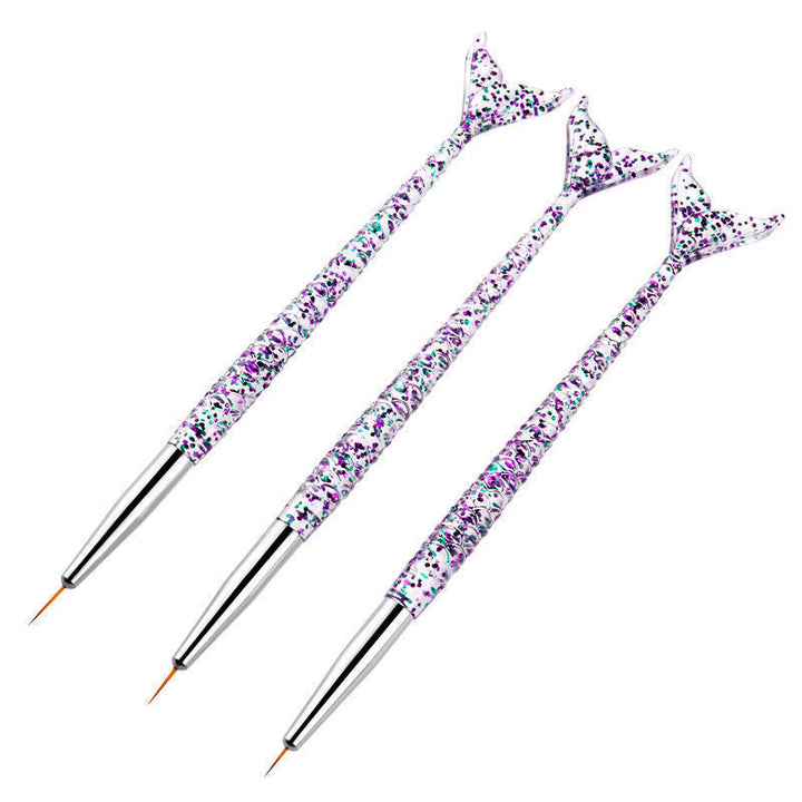 Mermaid Tail Nail Art Pinselset Karnz