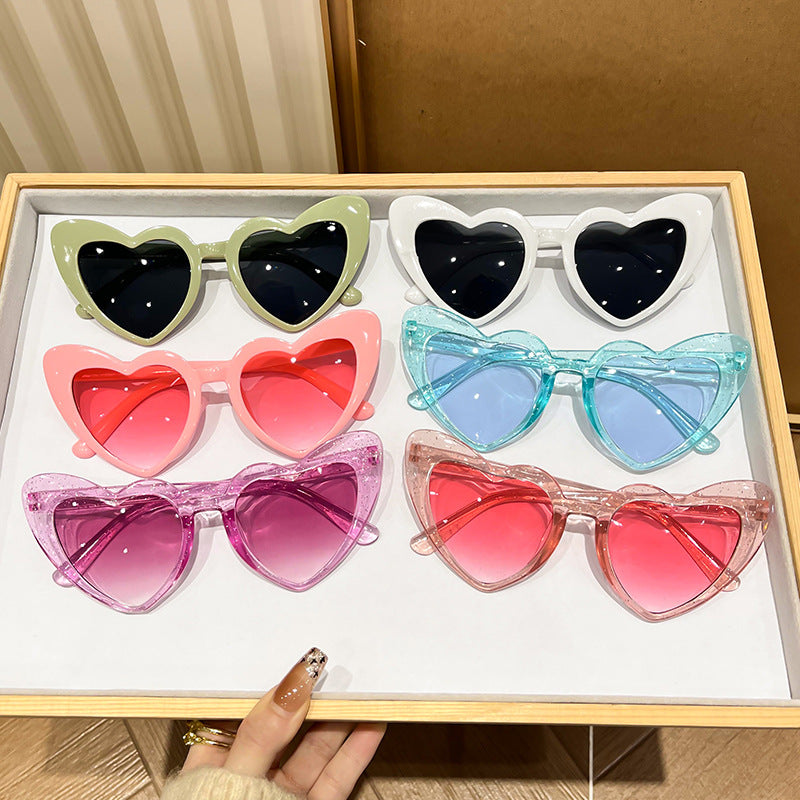 Damen herzförmige Sonnenbrille Karnz