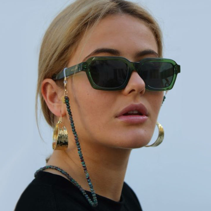 Handgefertigte Perlenbrille Kette Karnz