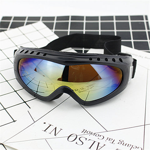 Damen Sportliche Schutzbrille mit verspiegelten Gläsern Karnz