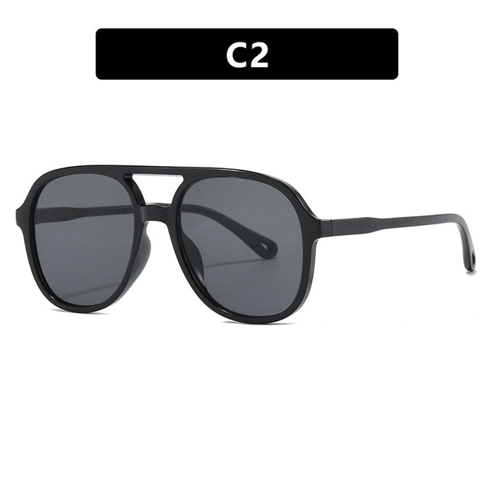 Damen modische Sonnenbrille mit außergewöhnlichem quadratischem Rahmen Karnz