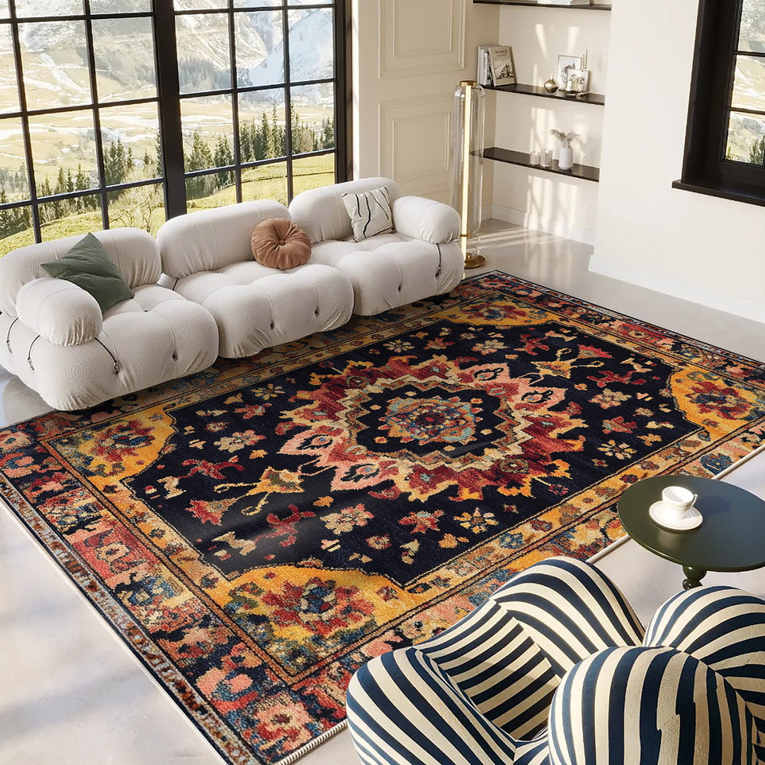 Dekorativer Teppich im Vintage-Stil