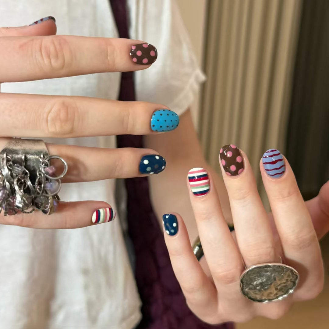 Künstlerisches Muster Nagelkunstset