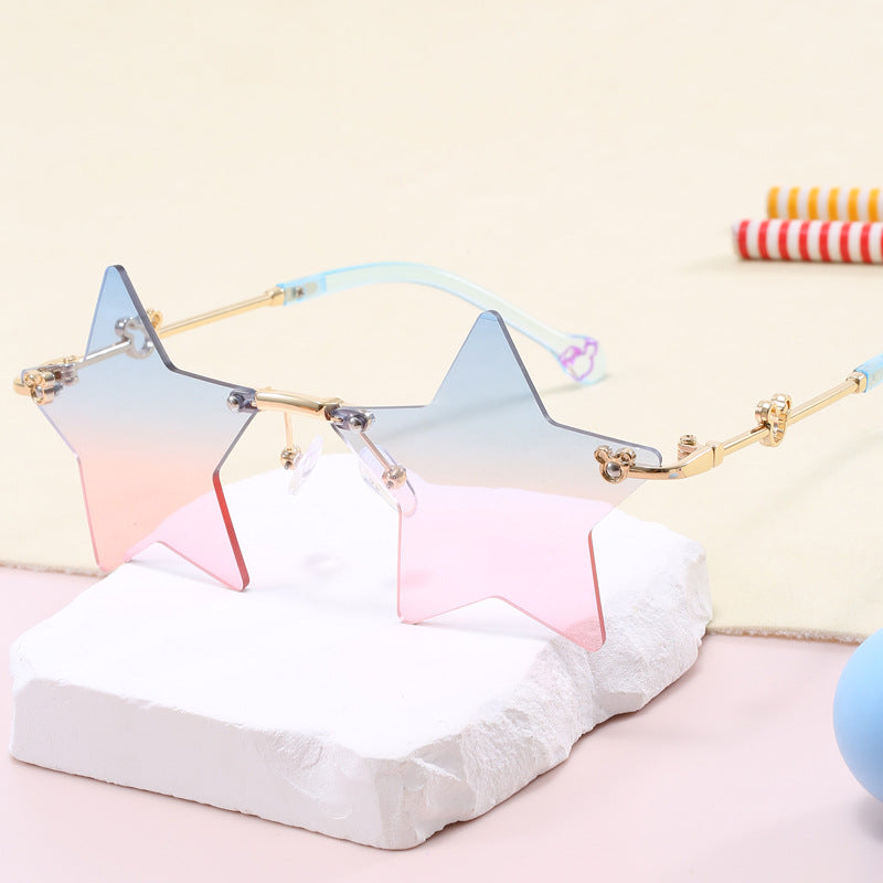 Damen Sonnenbrille im trendigen Stern-Design Karnz
